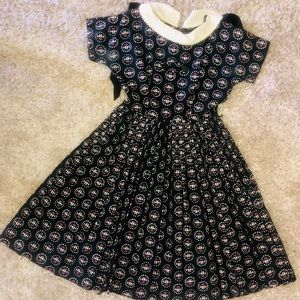1950s novelty print dress